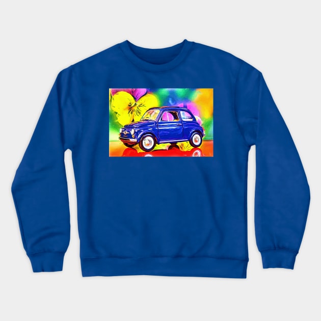 BELLA ITALIA - Fiat 500 Crewneck Sweatshirt by DeVerviers